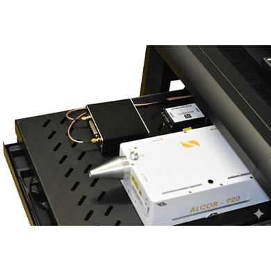 Laser Head, Mini2P Control Box & SiPM Amplifier