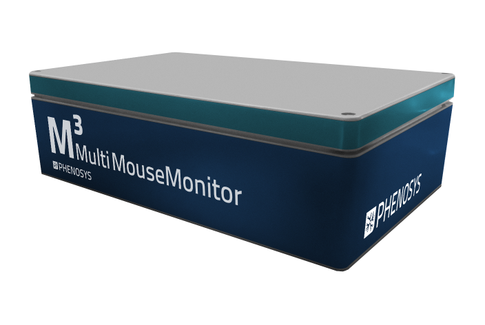 MultiMouseMonitor with a plate of 8 transponder readers inside the box